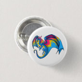Badge Rond 2,50 Cm Dragon de la Pan Pride (Devant & derrière)