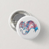 Badge Rond 2,50 Cm Dragon de Trans Pride (Devant & derrière)