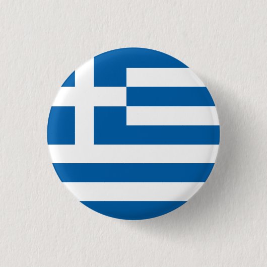 Badge Rond 2,50 Cm Drapeau abstrait de la Grèce, bouton grec (Devant)
