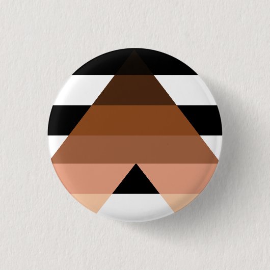 Badge Rond 2,50 Cm Drapeau ally BIPOC (Devant)