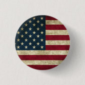 Badge Rond 2,50 Cm Drapeau américain (Devant)