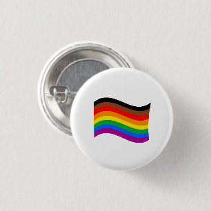 Badge Rond 2,50 Cm Drapeau arc-en-ciel de Philly Pride