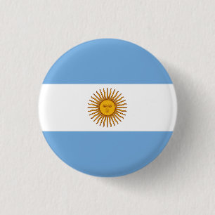 Badge Rond 2,50 Cm Drapeau argentin, Drapeau argentin