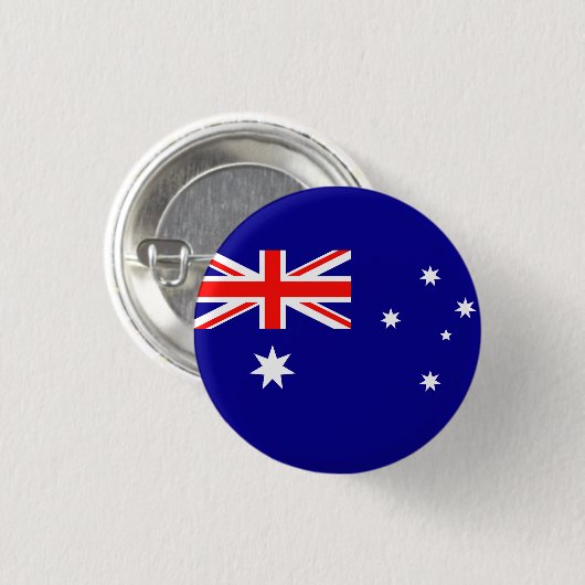 Badge Rond 2,50 Cm Drapeau Australie (Devant & derrière)