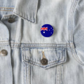 Badge Rond 2,50 Cm Drapeau Australie (En situation)