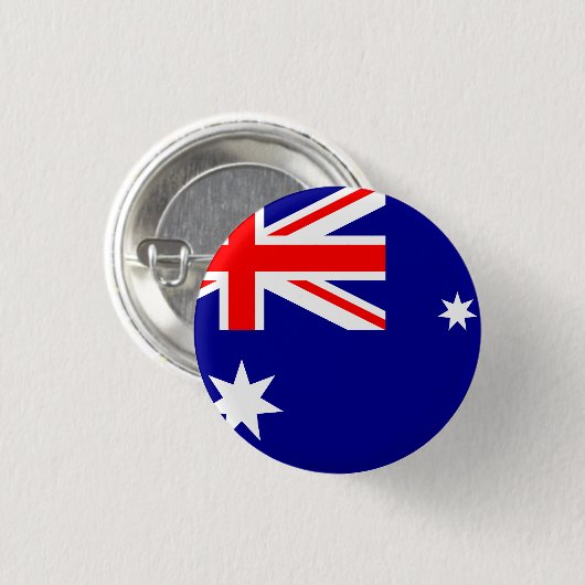 Badge Rond 2,50 Cm Drapeau australien (Devant & derrière)