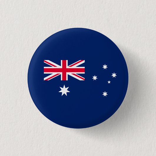 Badge Rond 2,50 Cm Drapeau australien, Drapeau australien (Devant)