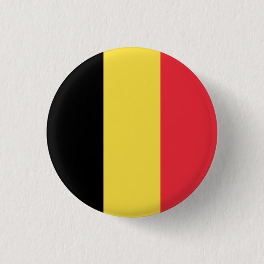 Badge Rond 2,50 Cm Drapeau belge (Devant)