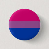 Badge Rond 2,50 Cm Drapeau bisexuel et communauté de fierté / drapeau (Devant)