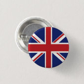 Badge Rond 2,50 Cm Drapeau britannique (Devant & derrière)