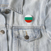 Badge Rond 2,50 Cm Drapeau Bulgarie (En situation)