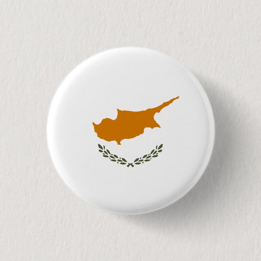 Badge Rond 2,50 Cm Drapeau chypriote, Drapeau de Chypre (Devant)