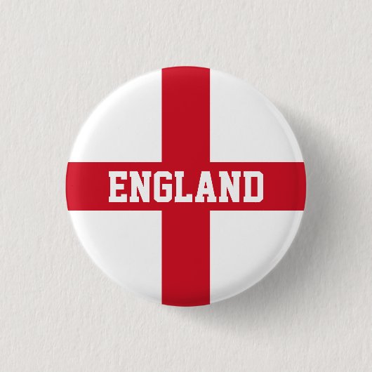 Badge Rond 2,50 Cm Drapeau d'Angleterre (Devant)