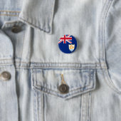 Badge Rond 2,50 Cm Drapeau d'Anguilla (En situation)