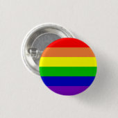 Badge Rond 2,50 Cm Drapeau d'arc-en-ciel (Devant & derrière)