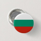 Badge Rond 2,50 Cm Drapeau de Bulgarie (Devant & derrière)