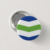 Badge Rond 2,50 Cm Drapeau de Burlington, Vermont (Devant & derrière)
