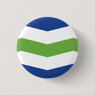 Badge Rond 2,50 Cm Drapeau de Burlington, Vermont