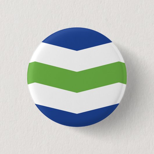 Badge Rond 2,50 Cm Drapeau de Burlington, Vermont (Devant)