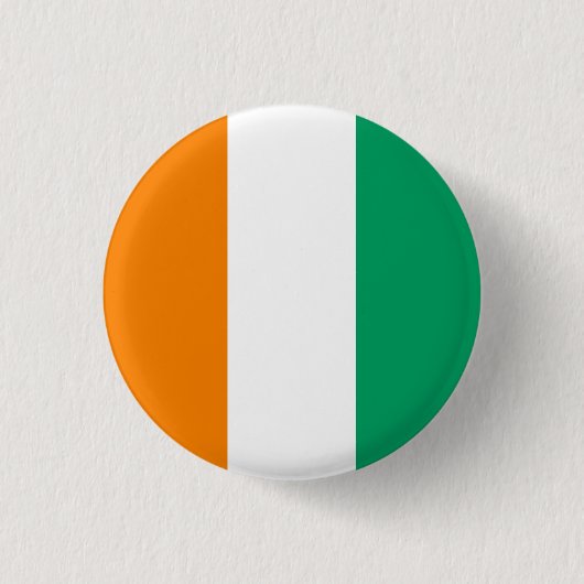 Badge Rond 2,50 Cm Drapeau de Côte d'Ivoire (Devant)