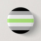 Badge Rond 2,50 Cm Drapeau de fierté agender (Devant)