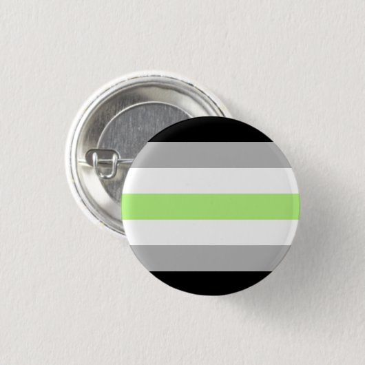 Badge Rond 2,50 Cm Drapeau de fierté agender (Devant & derrière)