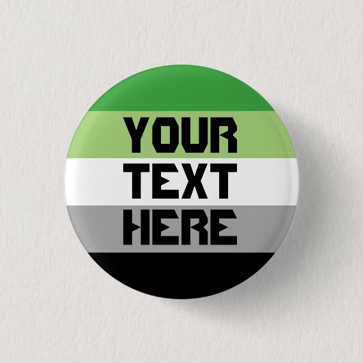 Badge Rond 2,50 Cm Drapeau de fierté aromatique (Devant)