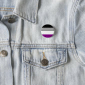 Badge Rond 2,50 Cm Drapeau de fierté asexué (En situation)