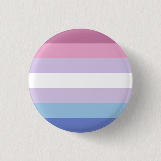 Badge Rond 2,50 Cm Drapeau de fierté bigendre (Devant)