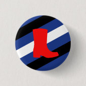 Badge Rond 2,50 Cm Drapeau de fierté de bottes (Devant)