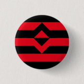Badge Rond 2,50 Cm Drapeau de fierté du poing (Devant)