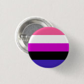 Badge Rond 2,50 Cm Drapeau de fierté genderfluid (Devant & derrière)