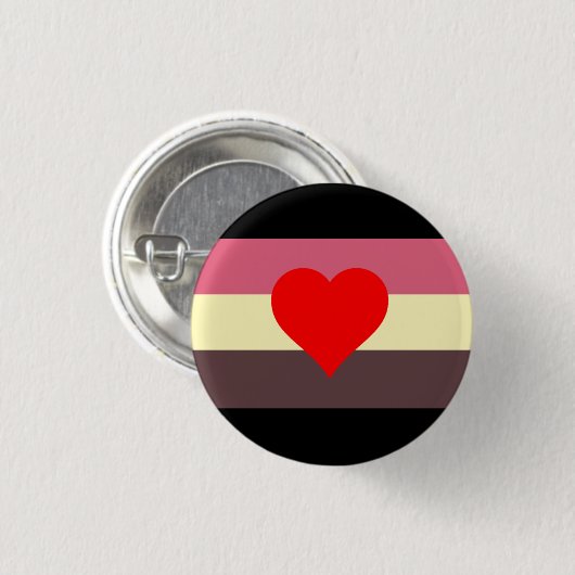 Badge Rond 2,50 Cm Drapeau de fierté grasse (Devant & derrière)