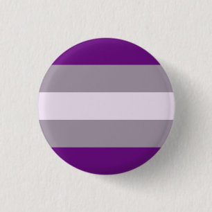 Badge Rond 2,50 Cm Drapeau de fierté grise sexuelle