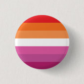 Badge Rond 2,50 Cm Drapeau de fierté lesbienne (Devant)