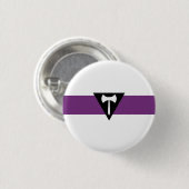 Badge Rond 2,50 Cm Drapeau de fierté lesbienne (Devant & derrière)