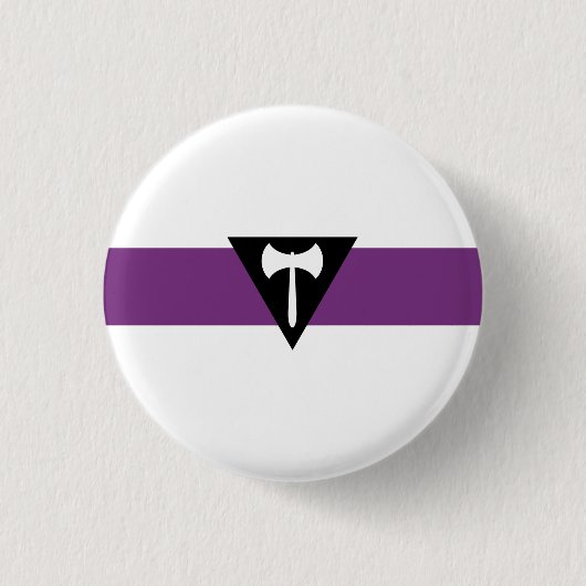 Badge Rond 2,50 Cm Drapeau de fierté lesbienne (Devant)