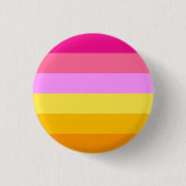 Badge Rond 2,50 Cm Drapeau de fierté lesbienne (Aube) (Devant)