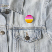 Badge Rond 2,50 Cm Drapeau de fierté lesbienne (Aube) (En situation)