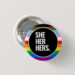 Badge Rond 2,50 Cm Drapeau de fierté LGBTQ+ inclus