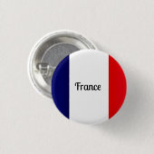 Badge Rond 2,50 Cm Drapeau de France (Devant & derrière)