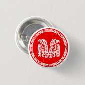 Badge Rond 2,50 Cm Drapeau de Haida (Devant & derrière)