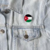 Badge Rond 2,50 Cm Drapeau de Jordanie (En situation)