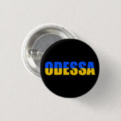 Badge Rond 2,50 Cm Drapeau de Kiev Ukraine (Devant & derrière)
