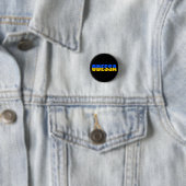 Badge Rond 2,50 Cm Drapeau de Kiev Ukraine (En situation)