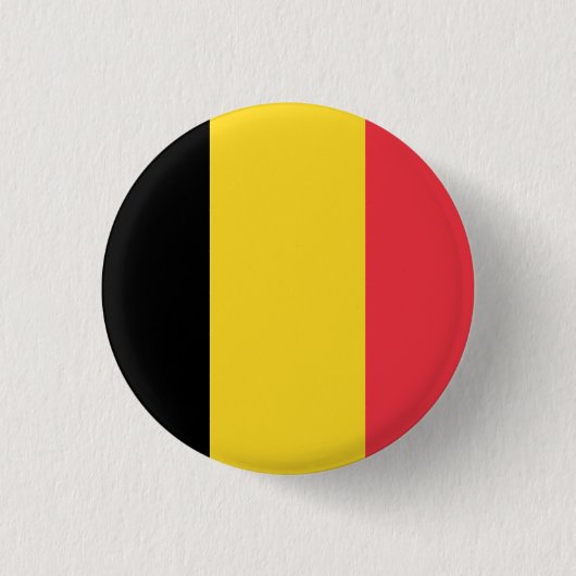 Badge Rond 2,50 Cm Drapeau de la Belgique (Devant)