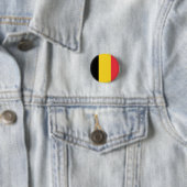 Badge Rond 2,50 Cm Drapeau de la Belgique (En situation)