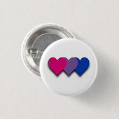 Badge Rond 2,50 Cm Drapeau de la bisexualité bouton (Devant & derrière)