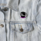 Badge Rond 2,50 Cm Drapeau de la fierté asexuelle (En situation)