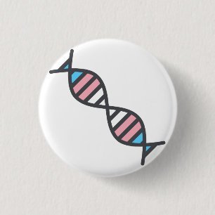 Badge Rond 2,50 Cm Drapeau de la Fierté d'ADN transgenre